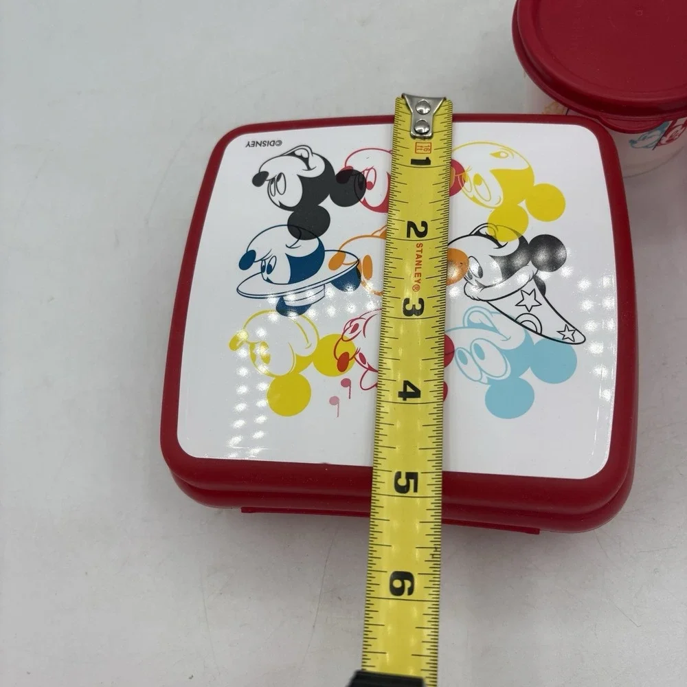 Tupperware Disney Mickey Ears Through The Years Lunch Set & 2 Mini Eco Water Bot